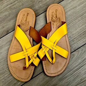 Real leather sandals from Greece